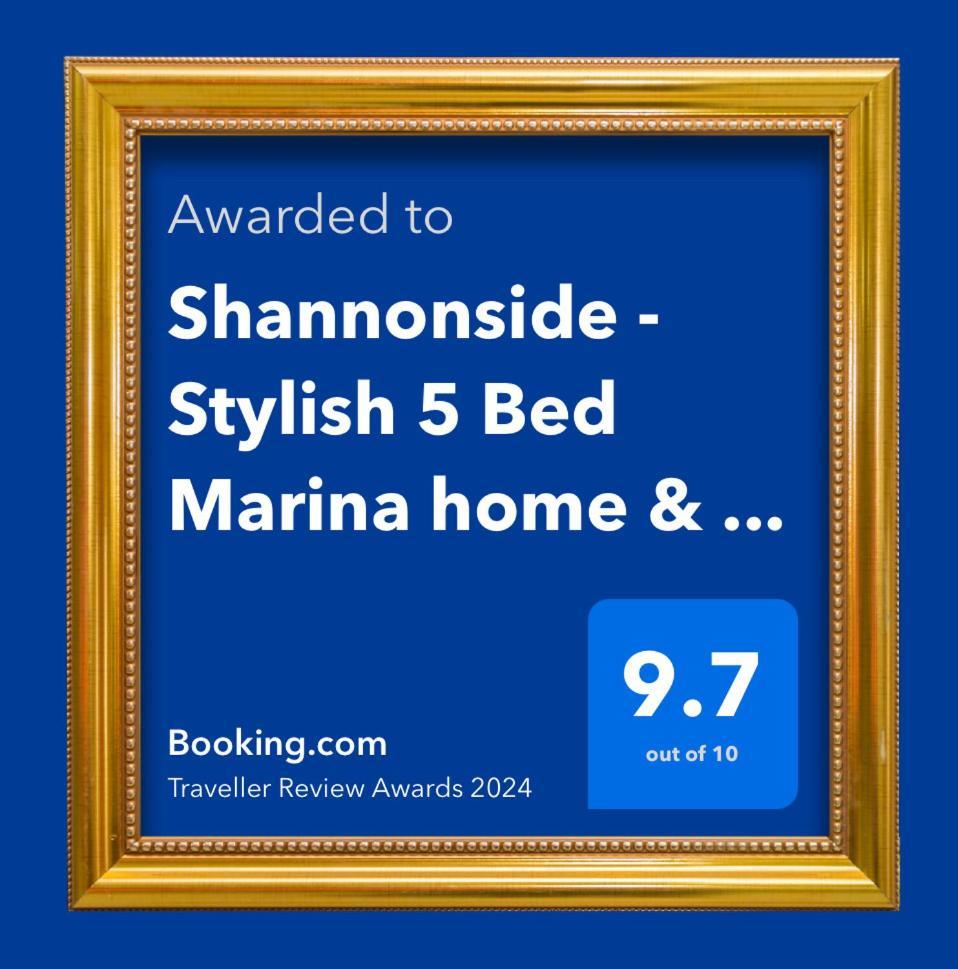 Shannonside - Stylish 5 Bed Marina Home & 40Ft Mooring Termonbarry Экстерьер фото